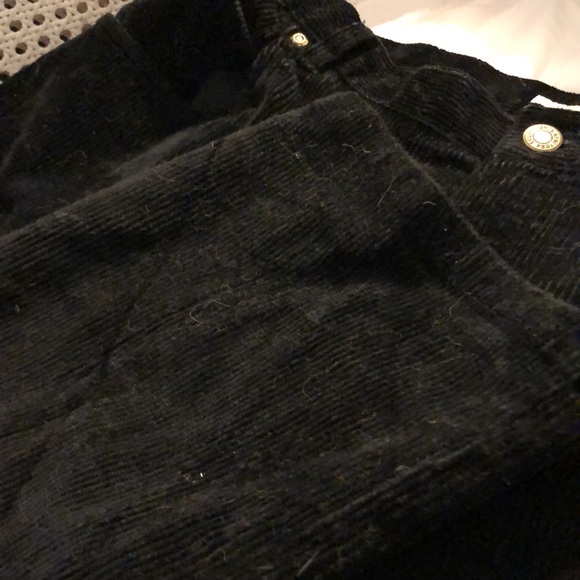 VTG EUC Jones NY Black Wide Wale Cotton/Spandex Cord Straight Leg Jeans - Picture 5 of 8